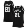 Estupendo Tim Duncan San Antonio Spurs Big & Tall 1998/99 NBA 75th Anniversary Diamond Swingman Jersey Black  para la gran final
