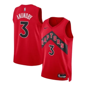 Lujoso Cool OG Anunoby Toronto Raptors Nike Unisex Swingman Jersey Association Edition Red  para la gran final