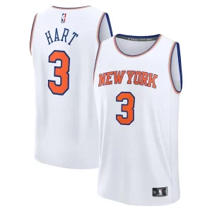 Atractivo Magnífico Josh Hart New York Knicks Fast Break Replica Player Jersey Association Edition White  para la gran final