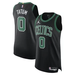 Genial Maravilloso Jayson Tatum Boston Celtics Jordan Brand Authentic Player Jersey Statement Edition Black  para la gran final