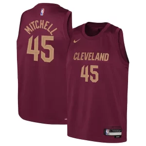 Maravilloso Donovan Mitchell Cleveland Cavaliers Nike Youth Swingman Jersey Icon Edition Wine  para la gran final