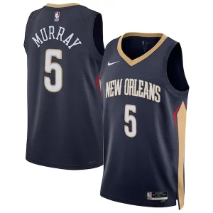 Clásico Lujoso Dejounte Murray New Orleans Pelicans Nike Unisex 2024 Offseason Addition Nike Swingman Jersey Navy  para la gran final