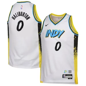 Increíble Chulo Ideal Tyrese Haliburton Indiana Pacers Nike Youth 2024/25 Swingman Player Jersey City Edition White  para la gran final