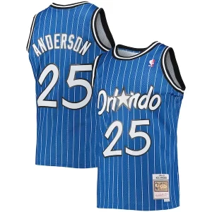 Magnífico Resistente Nick Anderson Orlando Magic 1994/95 Hardwood Classics Swingman Jersey Blue  para la gran final