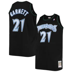 Robusto Bonito Moderno Kevin Garnett Minnesota Timberwolves 1997/98 Big & Tall Hardwood Classics Swingman Jersey Black  para la gran final