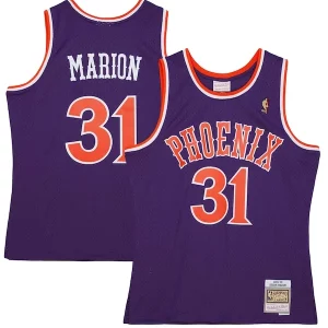 Exquisito Fácil de llevar Shawn Marion Phoenix Suns 2001/02 Hardwood Classics Swingman Jersey Purple  para la gran final