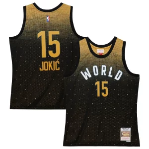 Robusto Magnífico Nikola Jokic Team World 2016 Hardwood Classics Rising Stars Swingman Jersey Black  para la gran final
