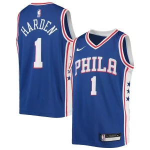 Magnífico James Harden Philadelphia 76ers Nike Youth Swingman Jersey Icon Edition Royal  para la gran final