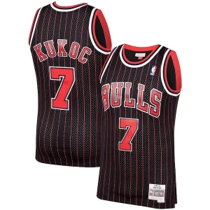 Moderno Perfecto Toni Kukoc Chicago Bulls 1995/96 Hardwood Classics Swingman Jersey Black  para la gran final