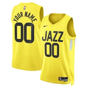 Original Delicioso Perfecto Utah Jazz Nike Unisex Swingman Custom Jersey Gold Icon Edition  para la gran final