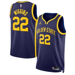 Estupendo Andrew Wiggins Golden State Warriors Jordan Brand Unisex Swingman Jersey Statement Edition Navy  para la gran final
