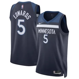Cool Fantástico Robusto Anthony Edwards Minnesota Timberwolves Nike Unisex Swingman Jersey Icon Edition Navy  para la gran final