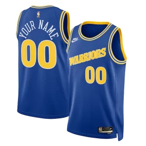 Moderno Cool Golden State Warriors Nike Unisex 2022/23 Custom Swingman Jersey Classic Edition Blue  para la gran final