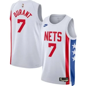 Duradero Lujoso Kevin Durant Brooklyn Nets Nike Swingman Jersey Classic Edition White  para la gran final