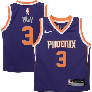 Cool Delicioso Fantástico Chris Paul Phoenix Suns Nike Preschool 2021/22 Replica Jersey Icon Edition Purple  para la gran final