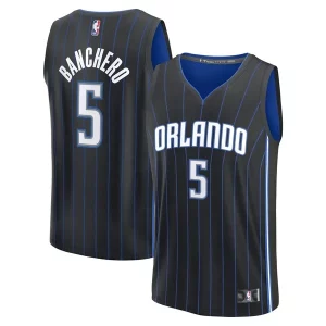 Encantador Sofisticado Paolo Banchero Orlando Magic Fast Break Replica Player Jersey Icon Edition Black  para la gran final