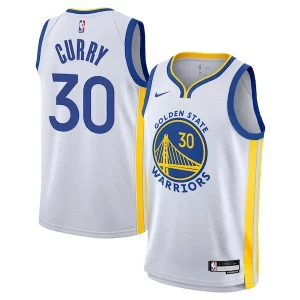 Sofisticado Duradero Original Stephen Curry Golden State Warriors Nike Youth Swingman Jersey Association Edition White  para la gran final