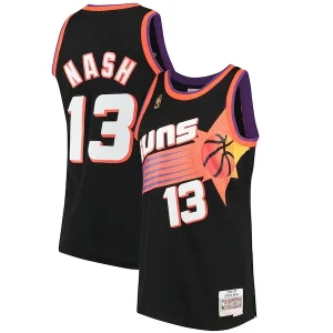 Hermoso Maravilloso Steve Nash Phoenix Suns 1996/97 Hardwood Classics Swingman Jersey Black  para la gran final