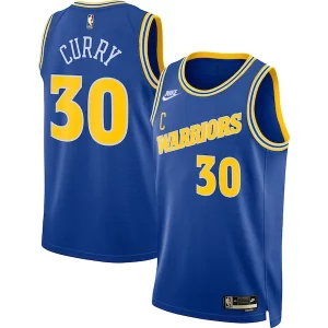 Increíble Elegante Stephen Curry Golden State Warriors Nike Swingman Jersey Classic Edition Blue  para la gran final