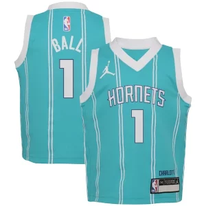Fácil de llevar Sofisticado LaMelo Ball Charlotte Hornets Jordan Brand Preschool Swingman Player Jersey Icon Edition Teal  para la gran final