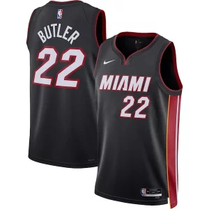 Elegante Genial Jimmy Butler Miami Heat Nike Unisex Swingman Jersey Icon Edition Black  para la gran final