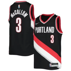 Magnífico Estupendo C.J. McCollum Portland Trail Blazers Nike Youth 2021/22 Diamond Swingman Jersey Icon Edition Black  para la gran final