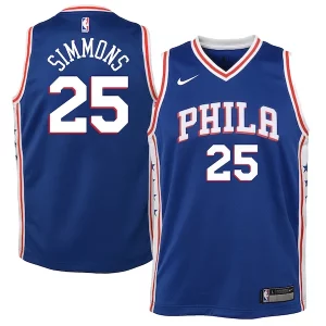 Sofisticado Robusto Ben Simmons Philadelphia 76ers Nike Youth Swingman Jersey Royal Icon Edition/White  para la gran final