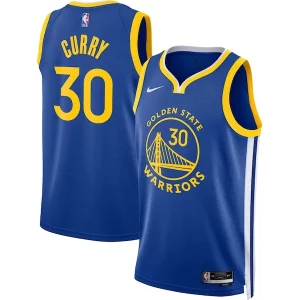 Chulo Stephen Curry Golden State Warriors Nike Unisex Swingman Jersey Icon Edition Royal/White  para la gran final