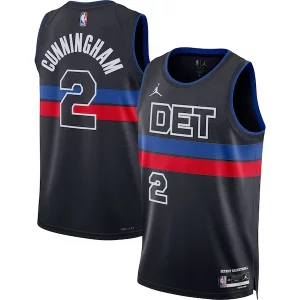Único Hermoso Comodo Cade Cunningham Detroit Pistons Jordan Brand Unisex Swingman Jersey Statement Edition Black  para la gran final