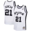 Estupendo Tim Duncan San Antonio Spurs 1998/99 Hardwood Classics Swingman Jersey White  para la gran final