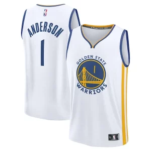 Lujoso Fácil de llevar Robusto Kyle Anderson Golden State Warriors Fast Break Replica Player Jersey Association Edition White  para la gran final