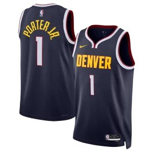 Delicioso Michael Porter Jr. Denver Nuggets Nike Unisex Swingman Jersey Association Edition Navy  para la gran final