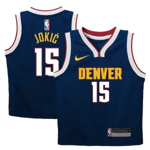 Ideal Práctico Perfecto Nikola Jokic Denver Nuggets Nike Preschool Dri FIT Swingman Player Jersey Icon Edition Navy  para la gran final