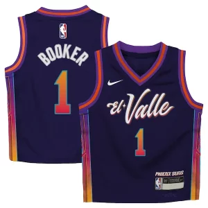Moderno Devin Booker Phoenix Suns Nike Toddler Swingman Replica Jersey City Edition Purple  para la gran final