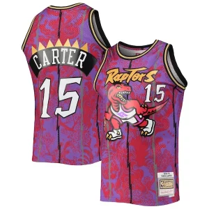 Moderno Estupendo Vince Carter Toronto Raptors Hardwood Classics 1998/99 Lunar New Year Swingman Jersey Purple  para la gran final