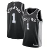 Increíble Encantador Victor Wembanyama San Antonio Spurs Nike Youth Swingman Jersey Icon Edition Black  para la gran final