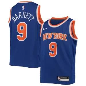 Comodo Hermoso RJ Barrett New York Knicks Nike Youth Swingman Jersey Icon Edition Royal  para la gran final