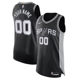 Comodo Delicioso San Antonio Spurs Nike Authentic Custom Jersey Black Icon Edition  para la gran final