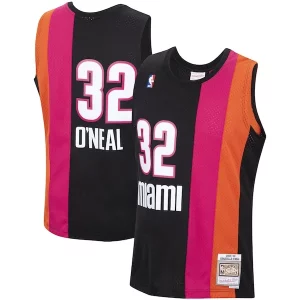 Versátil Shaquille O'Neal Miami Heat 2005/06 Hardwood Classics Swingman Jersey Black  para la gran final