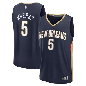 Fácil de llevar Resistente Magnífico Dejounte Murray New Orleans Pelicans Fast Break Replica Player Jersey Icon Edition Navy  para la gran final