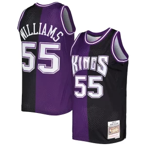 Elegante Jason Williams Sacramento Kings Hardwood Classics 2000/01 Split Swingman Jersey Purple/Black  para la gran final