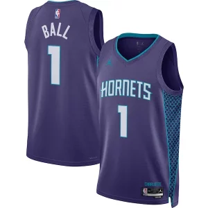 Delicioso Ideal Sofisticado LaMelo Ball Charlotte Hornets Jordan Brand Unisex Swingman Jersey Statement Edition Purple  para la gran final