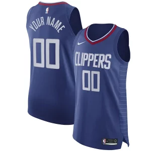 Magnífico Perfecto LA Clippers Nike 2020/21 Authentic Custom Jersey Blue Icon Edition  para la gran final