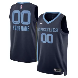 Clásico Maravilloso Memphis Grizzlies Nike Unisex Swingman Custom Jersey Navy Icon Edition  para la gran final
