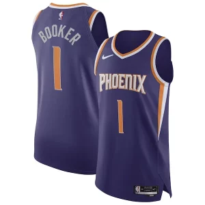 Elegante Devin Booker Phoenix Suns Nike Authentic Jersey Association Edition Purple  para la gran final