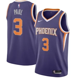 Sofisticado Chris Paul Phoenix Suns Nike 2020/21 Swingman Jersey Purple Icon Edition  para la gran final