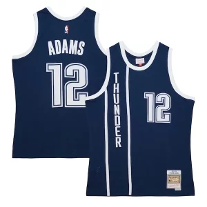 Sofisticado Steven Adams Oklahoma City Thunder 2015/16 Hardwood Classics Alternate Swingman Jersey Navy  para la gran final