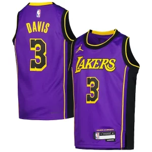 Exquisito Sofisticado Anthony Davis Los Angeles Lakers Jordan Brand Youth Swingman Jersey Statement Edition Purple  para la gran final