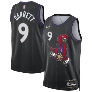 Duradero Sofisticado RJ Barrett Toronto Raptors Nike Unisex 2024/25 Swingman Player Jersey City Edition Black  para la gran final
