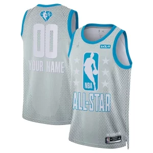 Práctico Versátil Nike 2022 NBA All Star Game Swingman Custom Jersey Gray  para la gran final